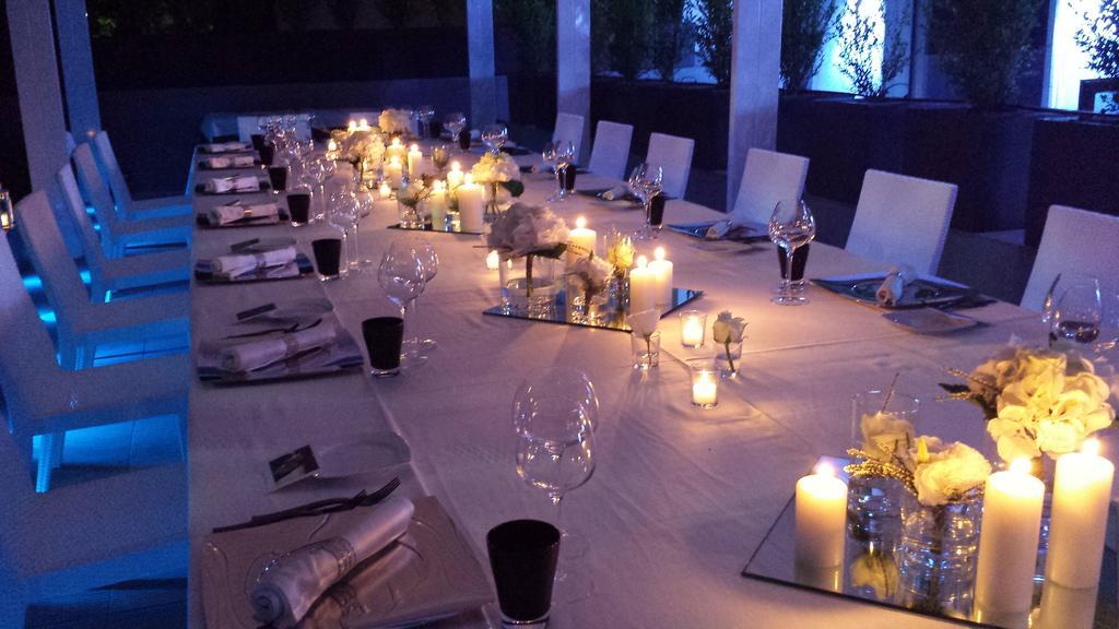 Lhp Hotel Montecatini Palace & Spa Exterior photo A table set for a formal dinner